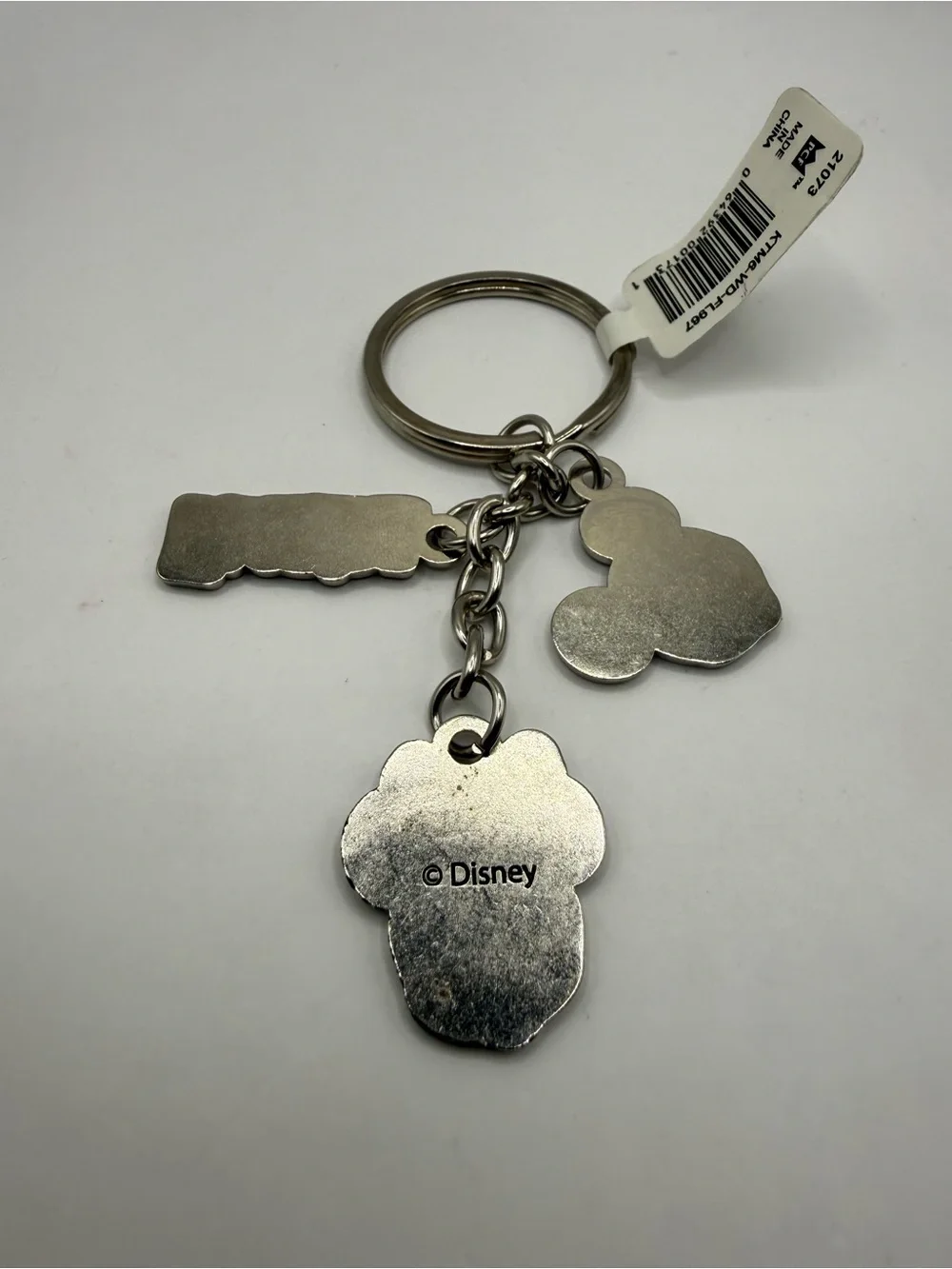 Disney World Florida Keychain Mickey Mouse and Minnie Mouse Metal Vintage NWT